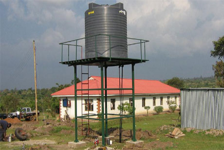 water holding tank